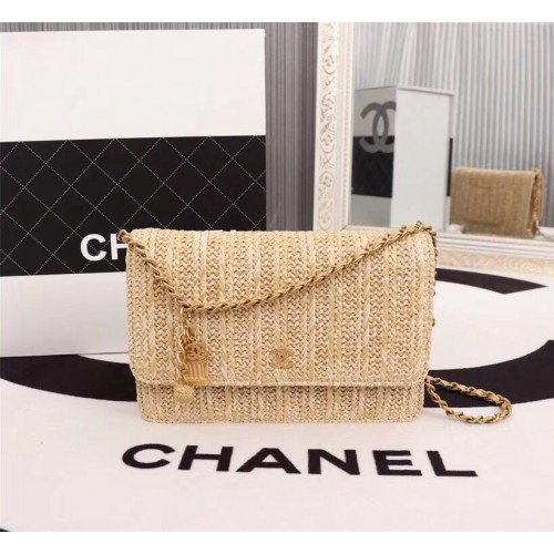 Chanel WOC eredeti bőr fedeles keresztpántos táska B33814
