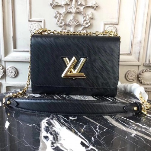 Louis vuitton eredeti epi bőr TWIST MM M50332 fekete