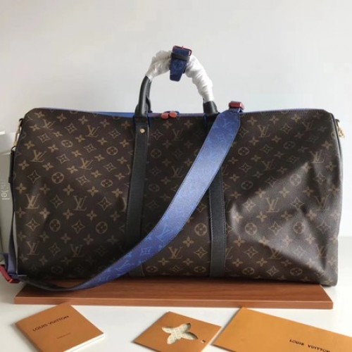 Louis Vuitton Monogram Macassar Canvas Keepall 50 szíj M43817