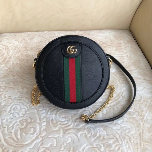 Gucci Ophidia mini kerek vállú eredeti bőr táska 550618 Fekete