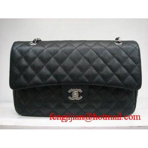 Chanel Marble 2.55 dupla fedeles kézitáska 1113 fekete