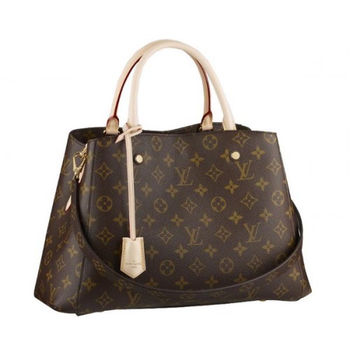 2014 Louis Vuitton Monogram Vászon Montaigne MM M41056