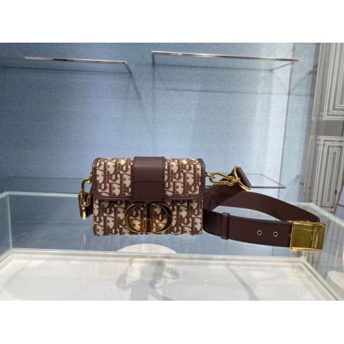 30 MONTAIGNE TÁSKA Barna Dior Oblique Jacquard M9204