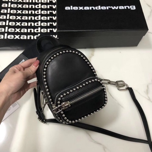 Alexander Wang bőr mini hátizsák 0003 fekete