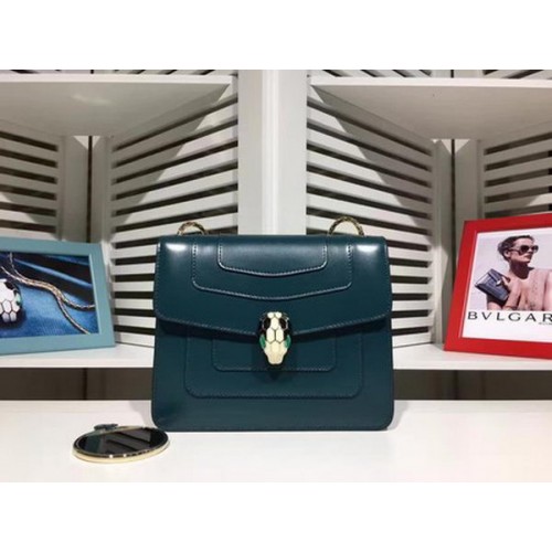 BVLGARI mini válltáska borjúbőr BG2283 kék