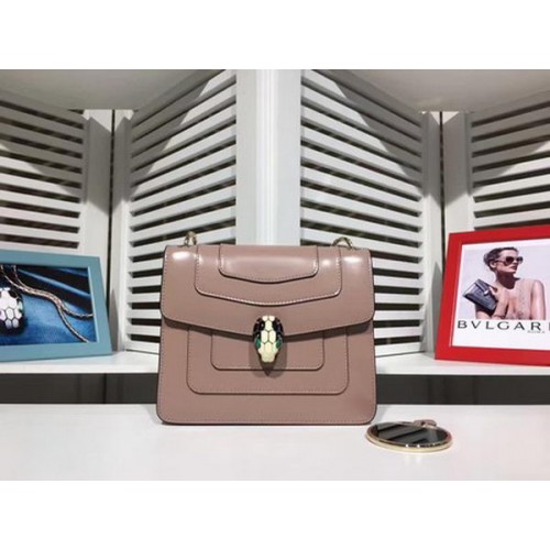 BVLGARI mini válltáska borjúbőr BG2283 rózsaszín