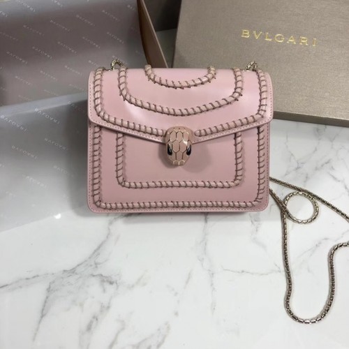 BVLGARI mini válltáska borjúbőr BG22889 rózsaszín