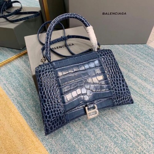 Balenciaga HOURGARACK KÖZEPES FELÜLSŐ FOGÓS TÁSKA B108892E kék