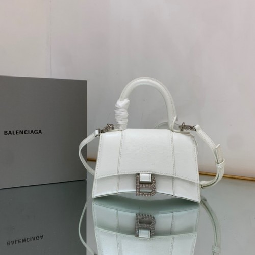 Balenciaga HOURGLASS KIS FELSŐ FOGANTYÚ TÁSKA 59353 FEHÉR