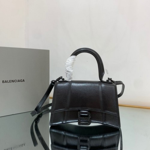 Balenciaga HOURGLASS KIS FELSŐ FOGANTYÚ TÁSKA 59353 fekete