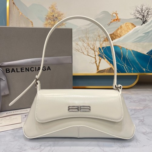 Balenciaga HOMOKÓRA KIS FELSŐ FOGANTYÚ TÁSKA 6008 fehér