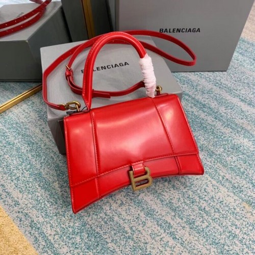 Balenciaga HOURGLASS KIS FELSŐ FOGÓS TÁSKA B108895-1 piros