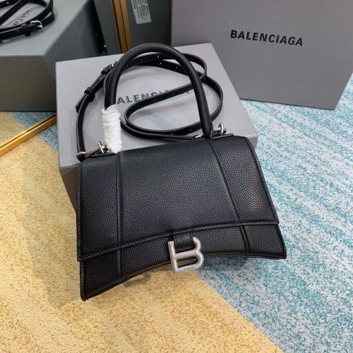 Balenciaga HOURGLASS KIS FELSŐ FOGÓS TÁSKA B108895 fekete