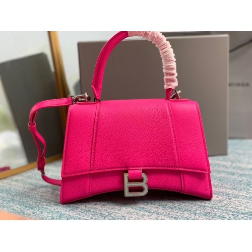 Balenciaga HOURGLASS KIS FELSŐ FOGANTYÚ TÁSKA B108895 neonrózsaszín
