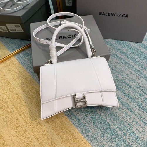 Balenciaga HOURGLASS KIS FELSŐ FOGÓS TÁSKA B108895 fehér