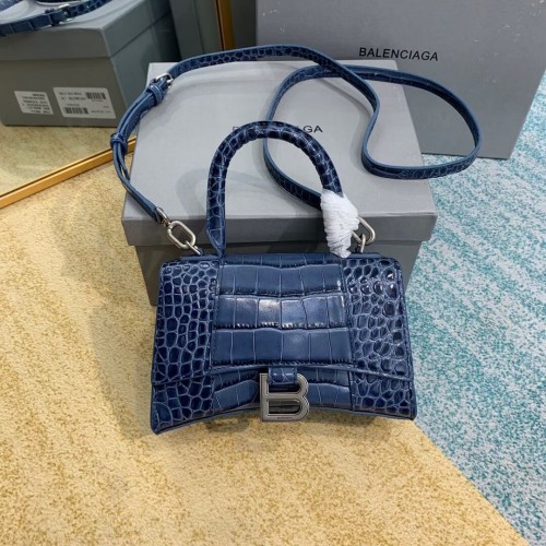 Balenciaga Homokóra XS Felső Fogantyús Táska 28331S Kék