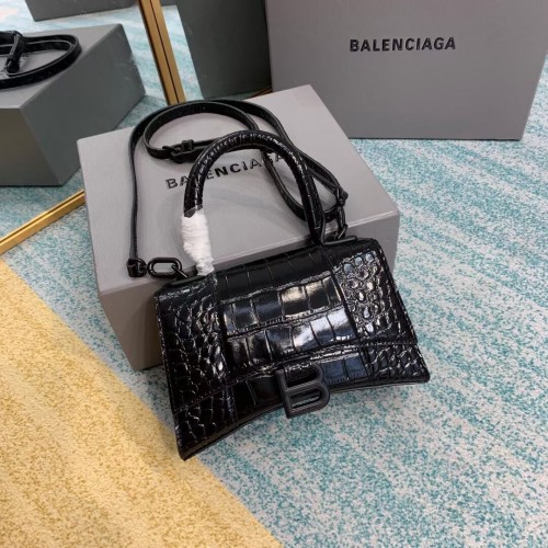 Balenciaga Homokóra XS Felső Fogantyús Táska 28331SF Fekete