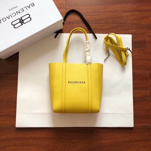 Balenciaga Eredeti Bőr Mini Vásárlótáska 6696 Sárga