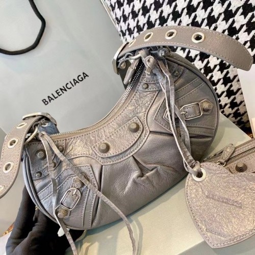Balenciaga Női Le Cagole Közepes Válltáska Szürke 27541