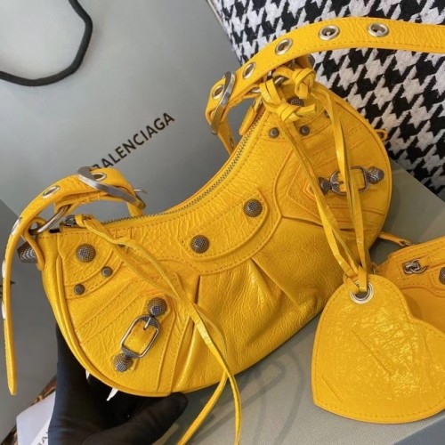 Balenciaga Női Le Cagole Közepes Válltáska Sárga 27541