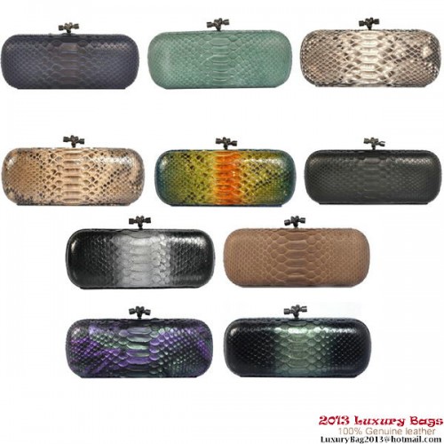 Bottega Veneta 8651L Python Bőr Csomós Tengelytartók