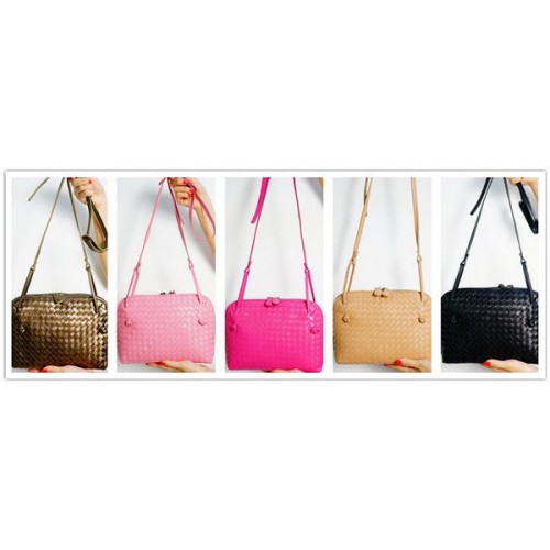 Bottega Veneta Bicolors Intrecciato Nappa Cross Body Bag BV9610