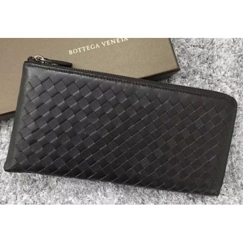 Bottega Veneta Intrecciato bőr kuplung BV144077 barna