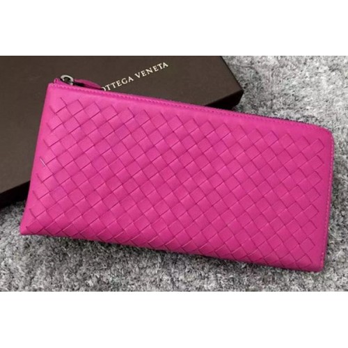 Bottega Veneta Intrecciato bőr kuplung BV144077 Rose