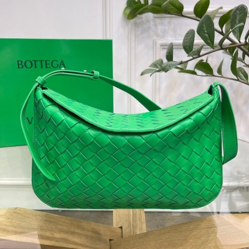 Bottega Veneta Intreccio bőr válltáska 690226 papagáj