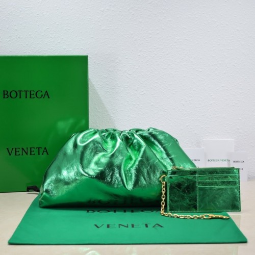 Bottega Veneta bőr clutch 576227 Papagáj