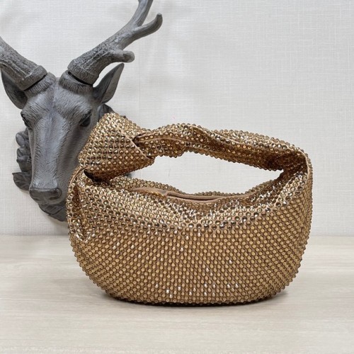 Bottega Veneta Mini műkristályokkal JODIE 651876V arany