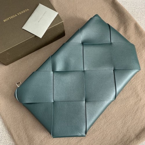 Bottega Veneta eredeti szövésű bőrtáska BV4599 zöld