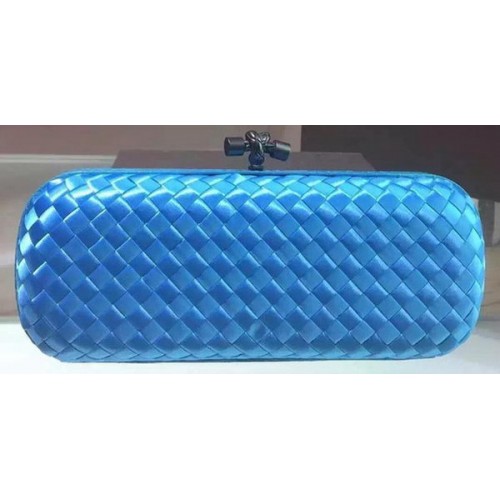 Bottega Veneta STRETCH Csomós Báránybőr Kuplung BV8651 Világoskék