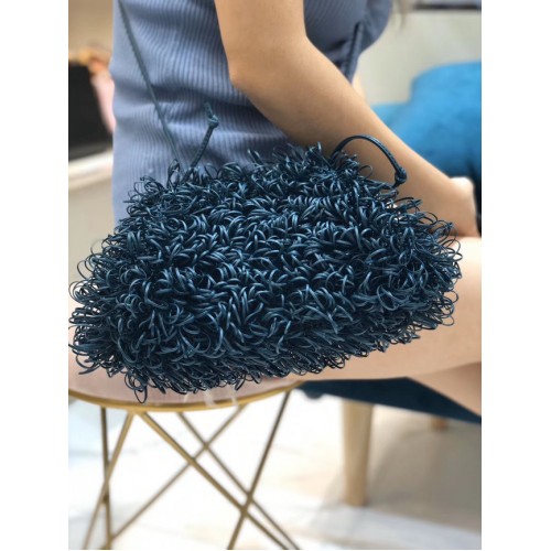 Bottega Veneta válltáska 576227 kék