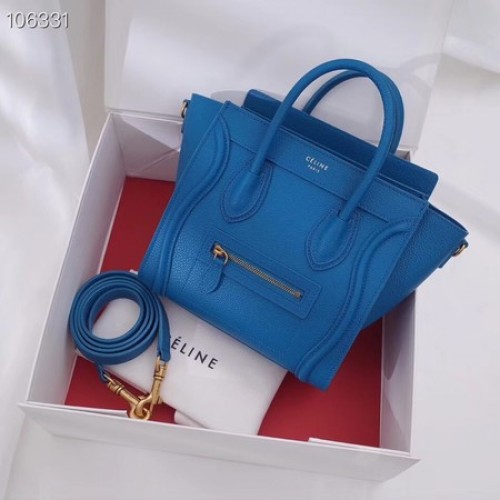 CELINE NANO LAMINÁLT BÁRÁNYBŐR BŐRTÁSKA 189244-17