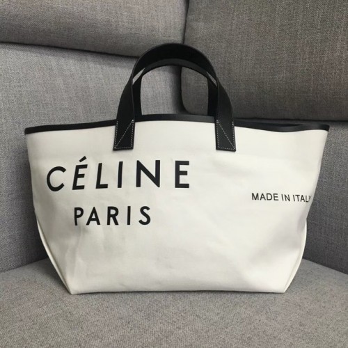CELINE KIS TEXTIL TÁSKA 83181 FEHÉR FEKETE