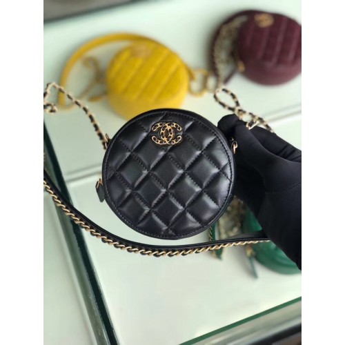 CHANEL Láncos tasak A0725 fekete