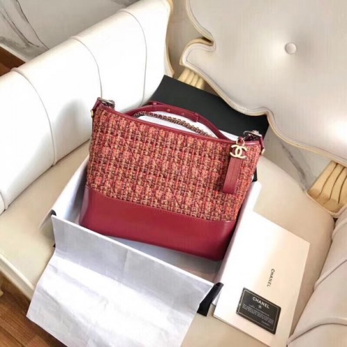 CHANEL GABRIELLE Hobo táska A93824 piros