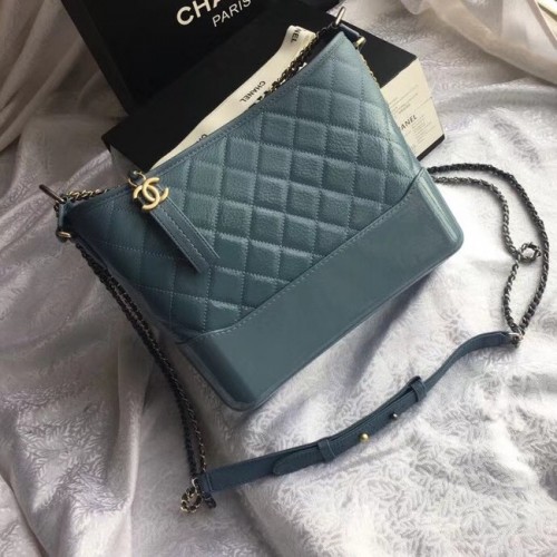 CHANEL GABRIELLE Hobo táska Eredeti A93824 kék