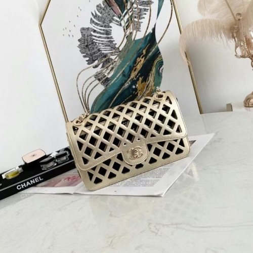 CHANEL mini fedeles táska AS2370 arany