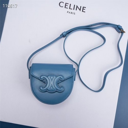 Celine FOLCO CUIR TRIOMPHE SIMA BORJÚBŐR 10J303 KÉK