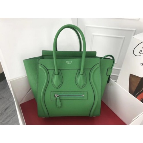 Celine Micro Loading Bag Eredeti Bőr CLY33081M Zöld