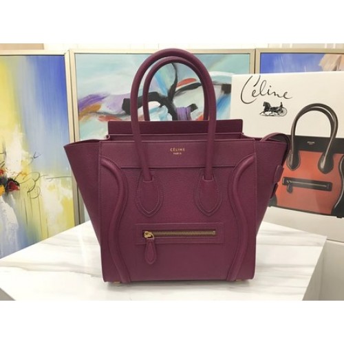 Celine Micro Loading Bag Eredeti Bőr CLY33081M Lila