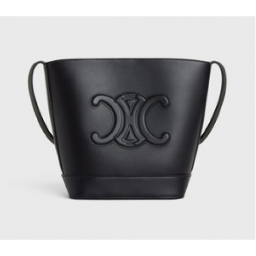 Celine KIS VÖDÖR CUIR TRIOMPHE SIMA BORJÚBŐR 198243 fekete