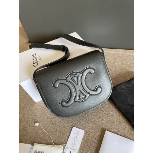 Celine TINI KLASSZIKUS BORJÚBŐR TÁSKA 199292 fekete