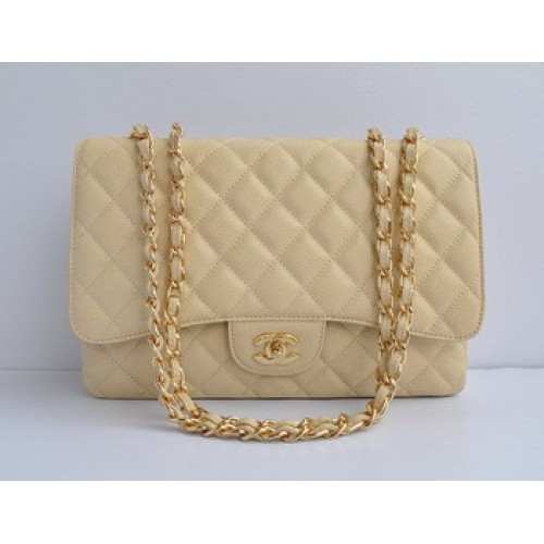 Chanel 2.55 Flip Bag 28600 Krémszínű Arany Lánccal