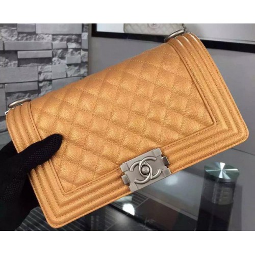 Chanel Fiú Fülű Válltáska Arany Eredeti Borjúbőr A8708 Ezüst