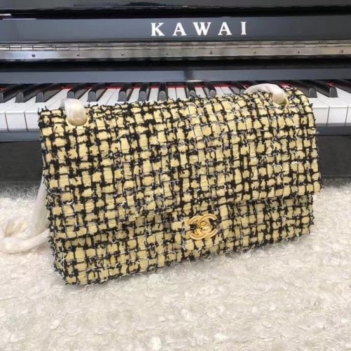 Chanel CLASSIC KÉZITÁSKA A01112 zöldarany