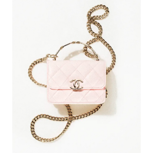 Chanel CLUTCH WITH LÁNC AP2758 Világosrózsaszín