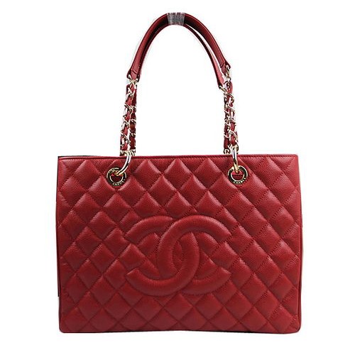 Chanel Classic Coco táska piros GST kaviár bőr A50995 arany
